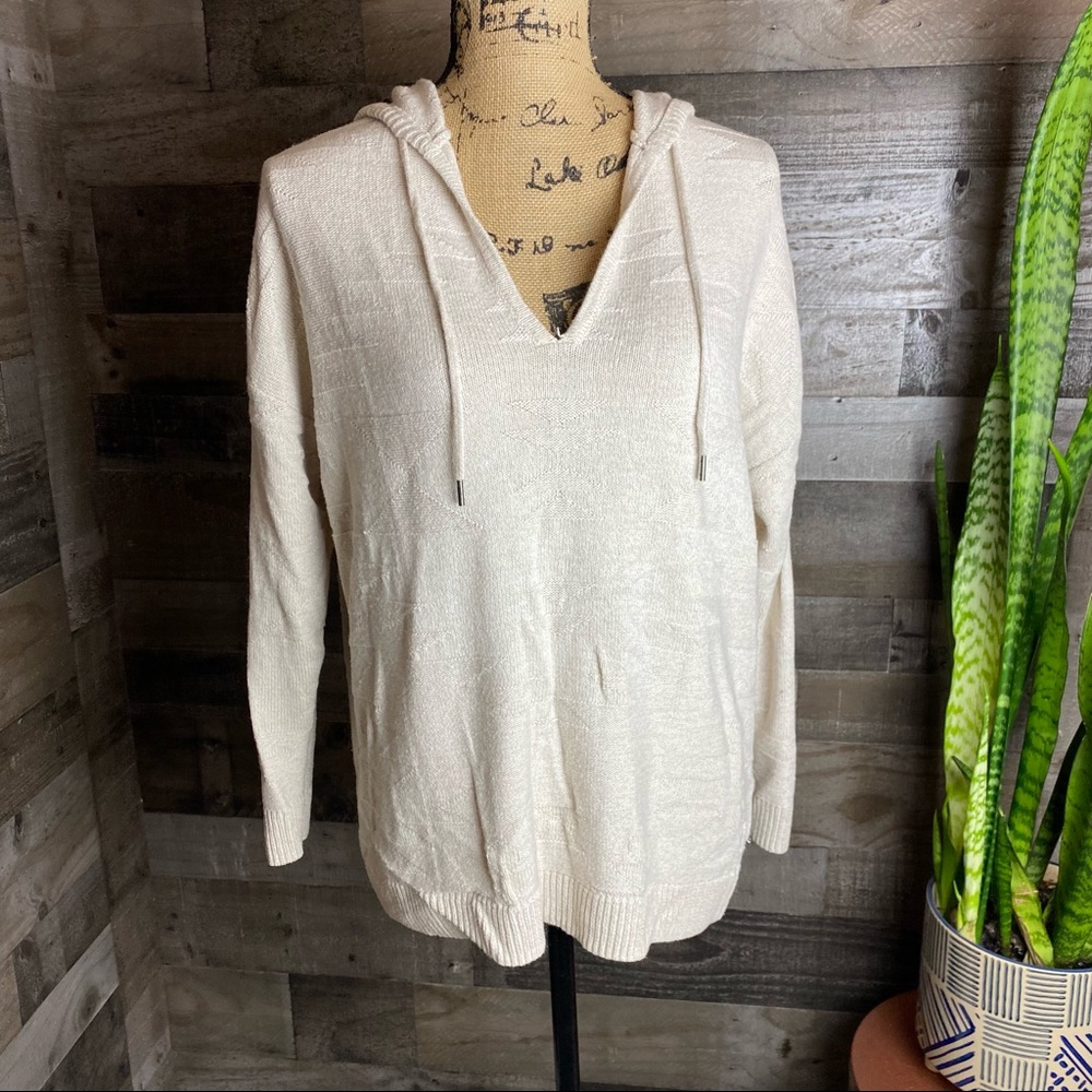 American Eagle Outfitters tribal knit hoodie sweater